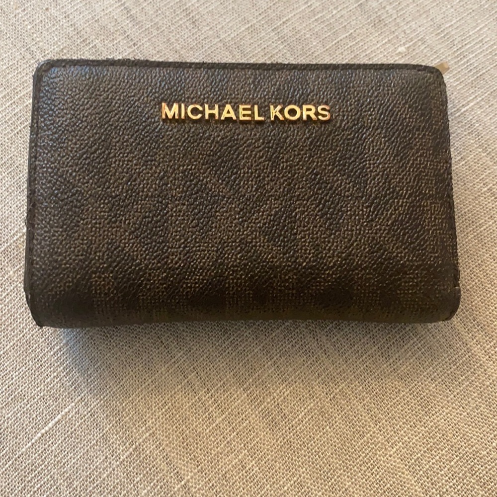 MK monogram wallet